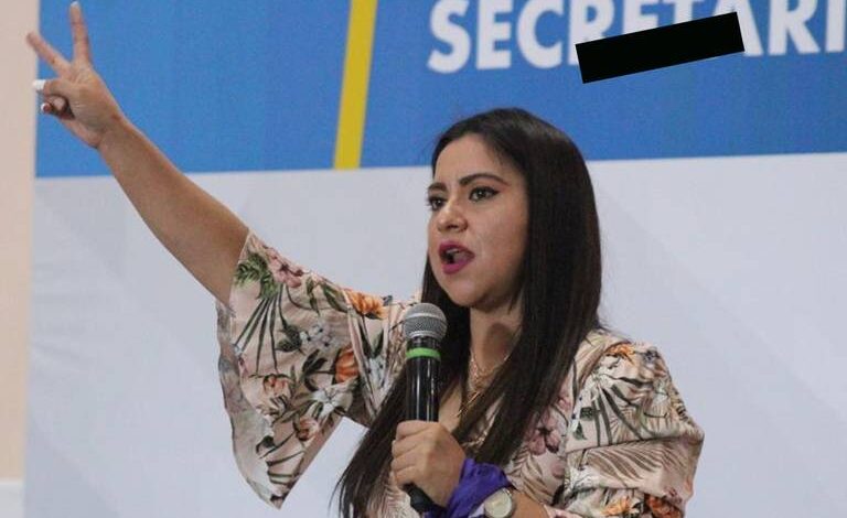 Olimpia Coral pide justicia para Cecilia Monzón y víctimas de feminicidios en Puebla