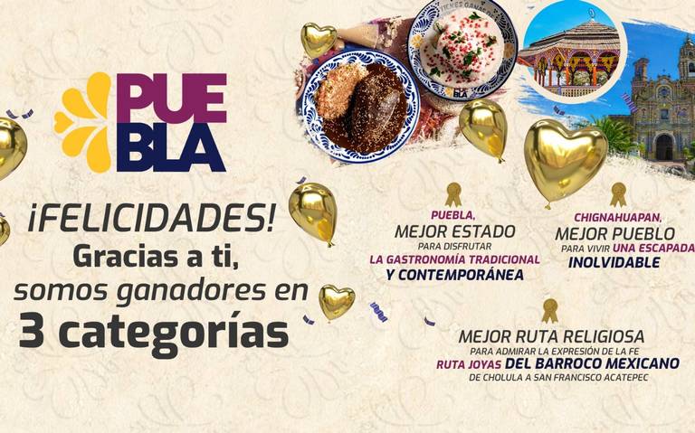 Puebla obtiene 3 premios en categorías turísticas, Chignahuapan el mejor Pueblo Mágico para una escapada inolvidable
