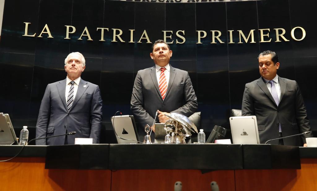 Se instala Comisión Permanente con Armenta como presidente del Congreso de la Unión