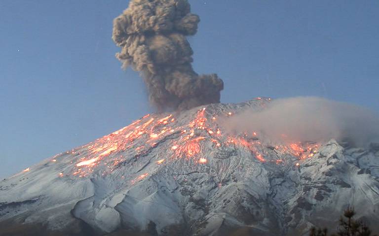 Ceniza del Popocatépetl puede provocar conjuntivitis, rinitis alérgica y amigdalitis