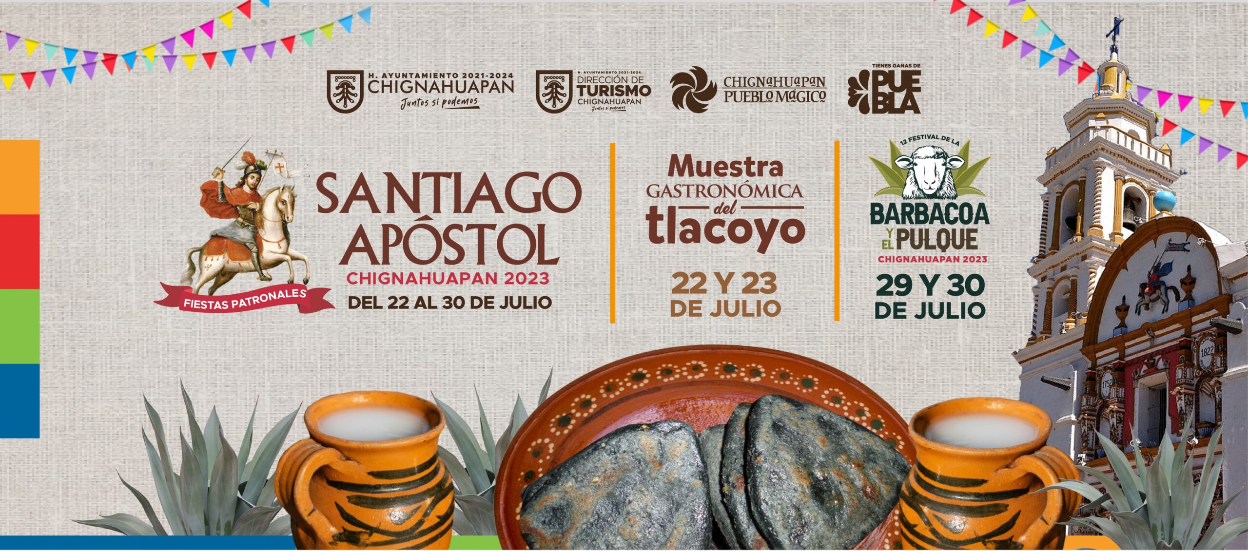Todo listo para la Muestra Gastronómica del Tlacoyo en Chignahuapan