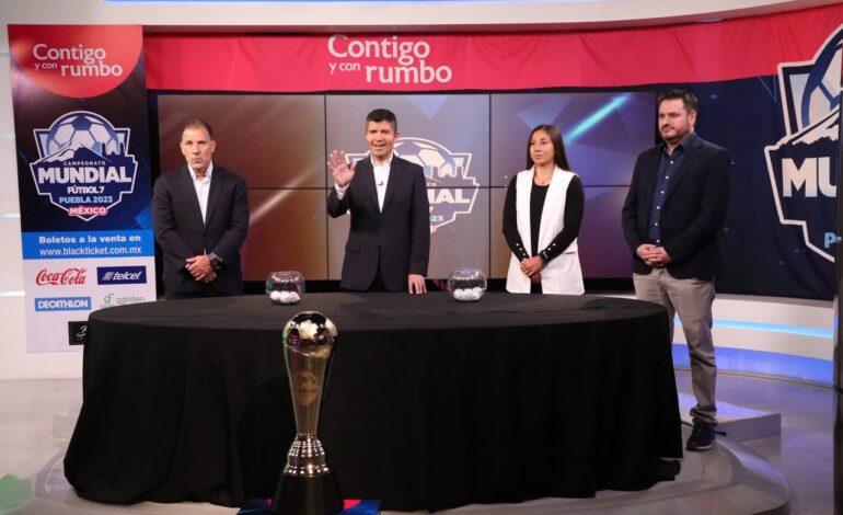 Listos los grupos rumbo al Mundial Fútbol 7 en Puebla