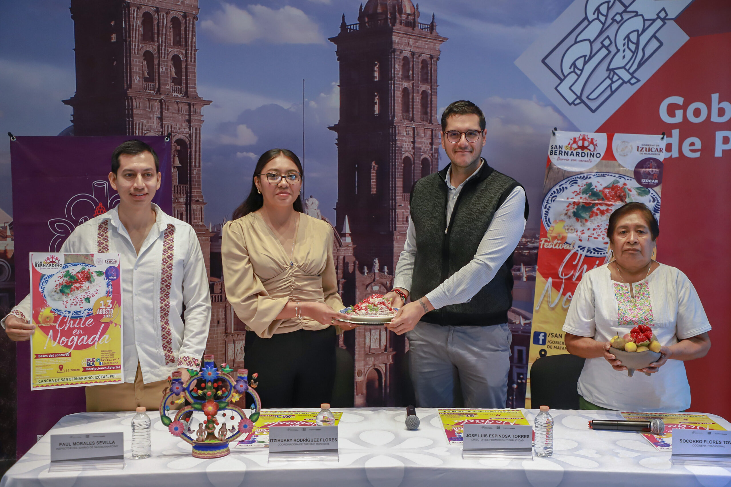 Presenta gobierno estatal “Sexto Concurso de Chile en Nogada” en Izúcar de Matamoros