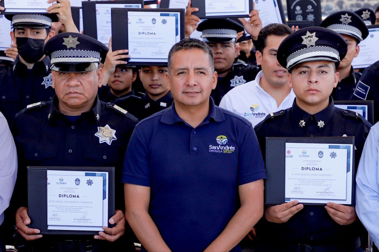 San Andrés Cholula fortalece la Secretaría de Seguridad Pública Municipal