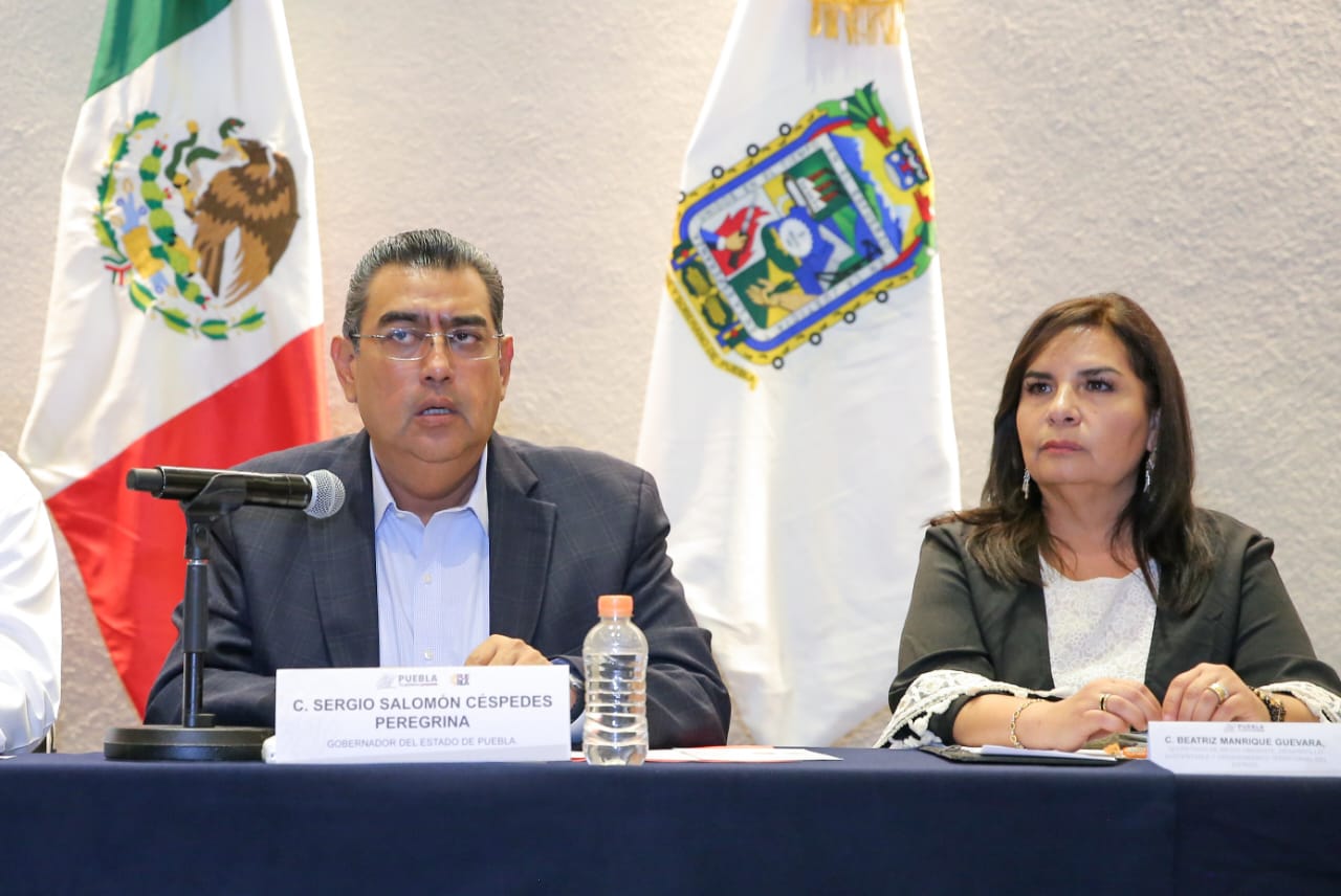 En Puebla el diálogo esta garantizado: Sergio Salomón