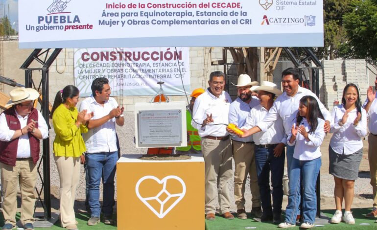 Acatzingo tendrá su CECADE, equinoterapia y estancia de la mujer