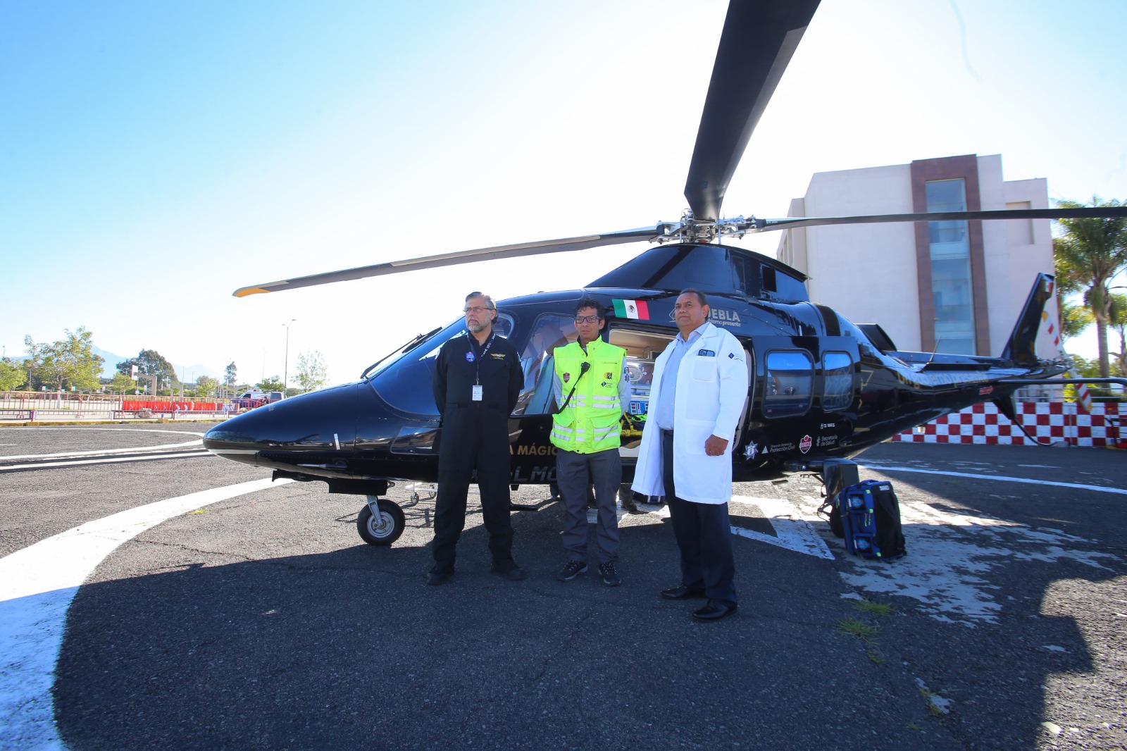 Reactivan tres helicópteros para fortalecer la seguridad de Puebla