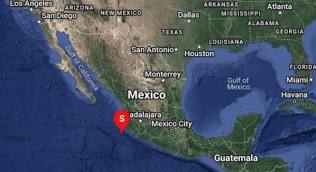 El sismo de esta mañana se localizó al oeste de Cihuatlán, Jalisco.