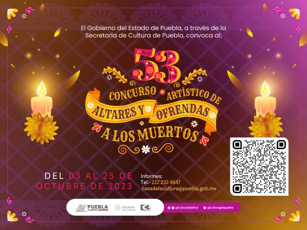 Abren convocatoria para el  Concurso Artístico de Altares y Ofrendas a los Muertos