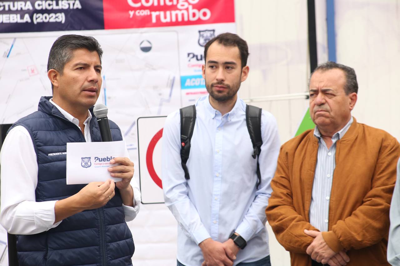 Ayuntamiento de Puebla entregó infraestructura en beneficio de los ciclistas