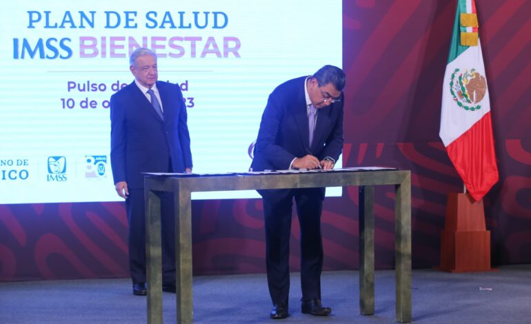 Se incorpora formalmente a Puebla en el sistema IMSS Bienestar 