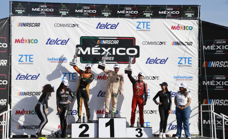 Exitosa semifinal de Nascar en Puebla