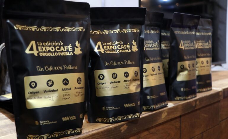 Como apoyo a la región cafetalera se obtuvo registro de marca “Expo Café Orgullo Puebla”