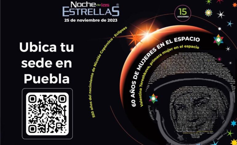 Invita INAOE a la «Noche de Estrellas 2023»