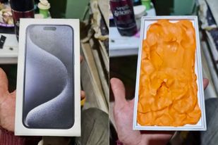 Compra iPhone de más de 28 mil pesos en Mercado Libre y le mandan caja con plastilina
