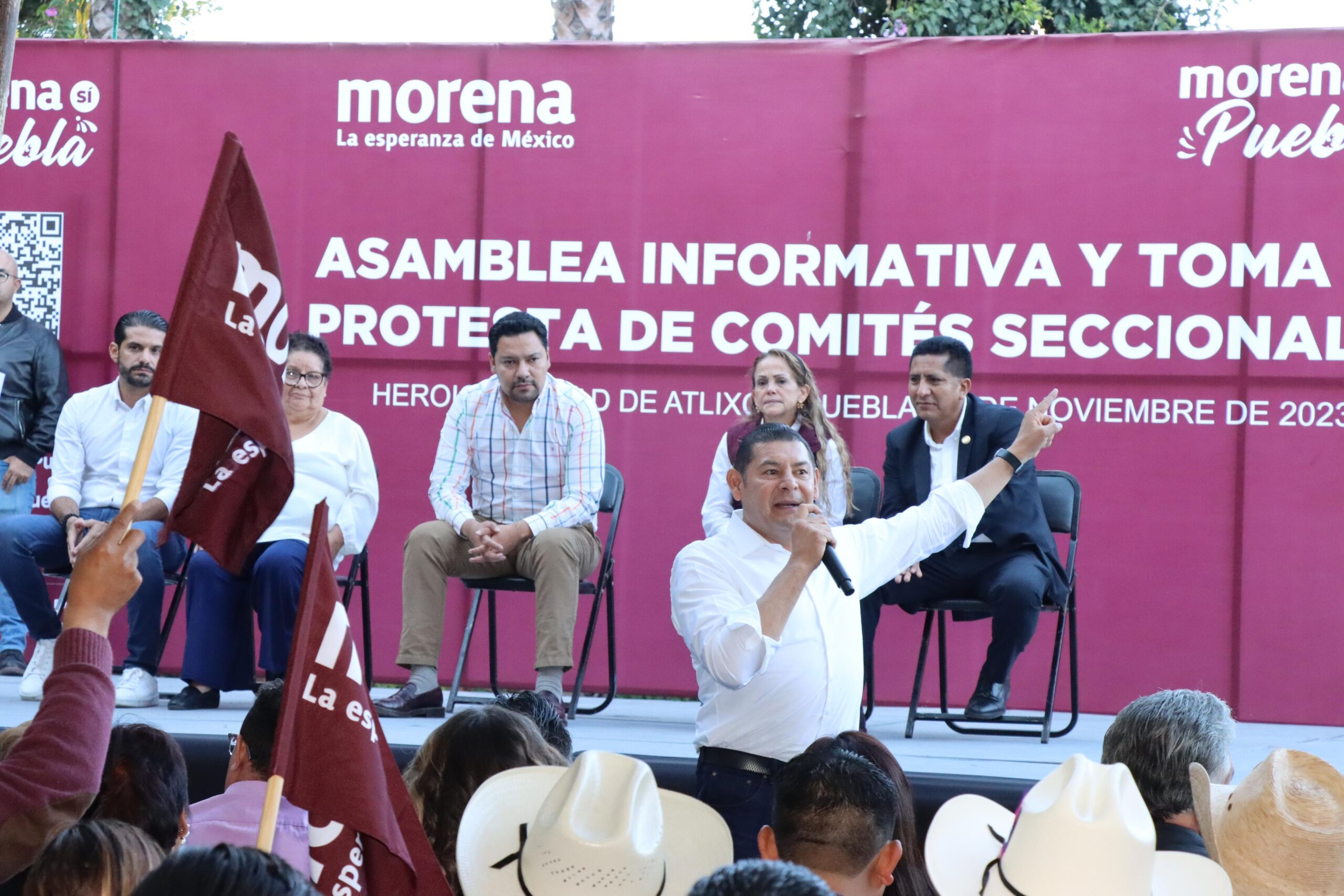 En Atlixco inicia Armenta toma de protesta de Comités Seccionales por región