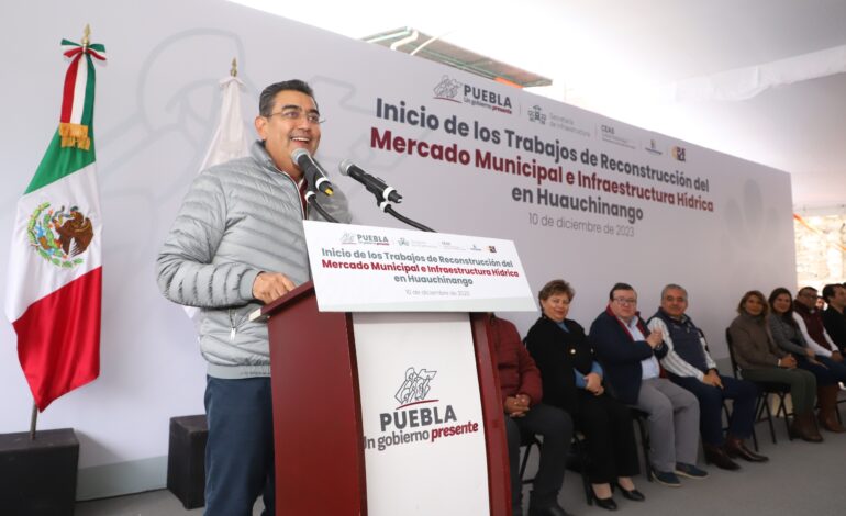 Inicia reconstrucción de mercado municipal de Huauchinango