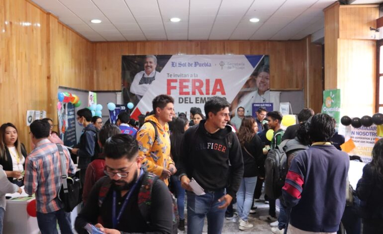Este jueves 18 se realizará la primera feria de empleo en la Ciudad de Puebla