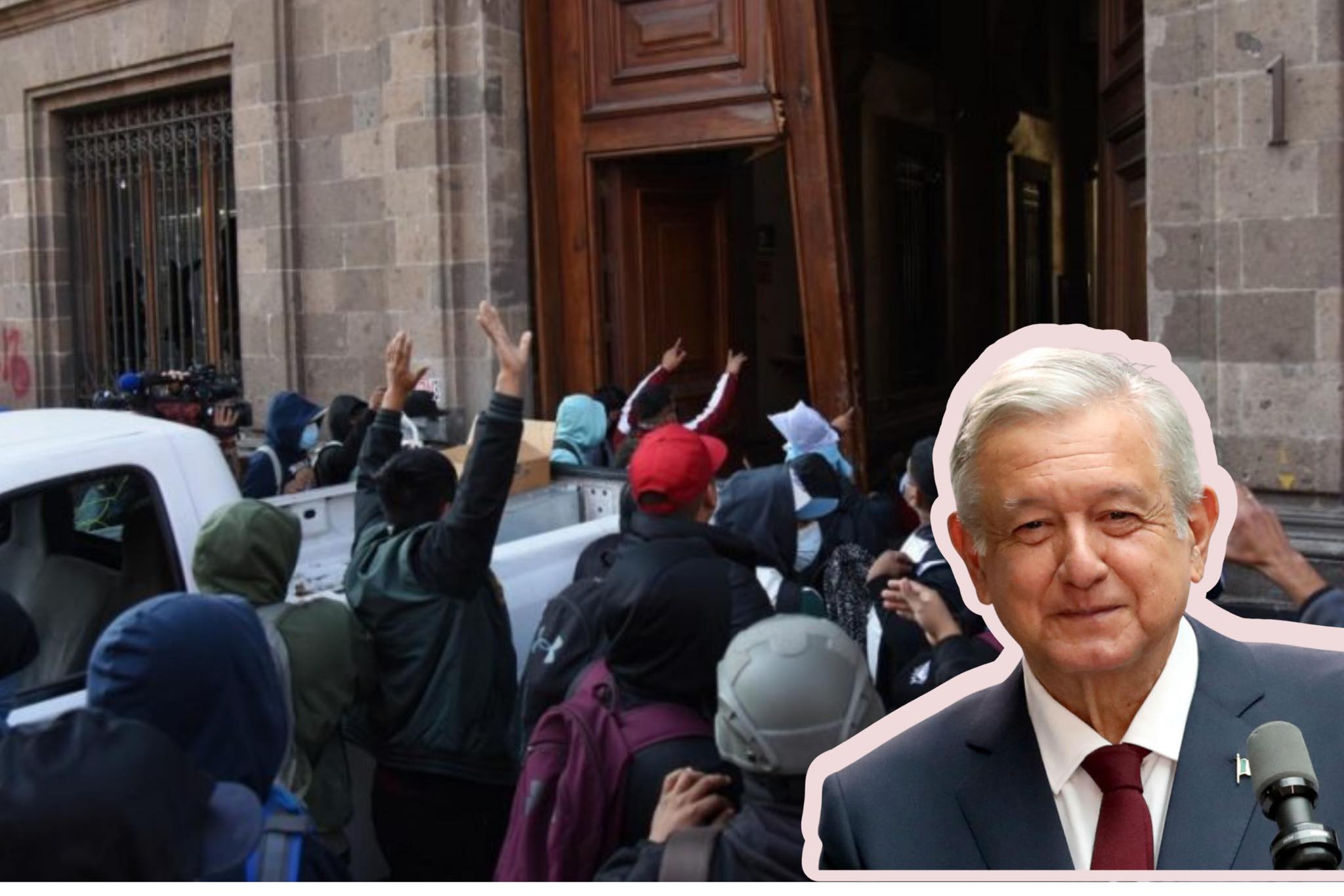Normalistas de Ayotzinapa lamentan indiferencia de AMLO