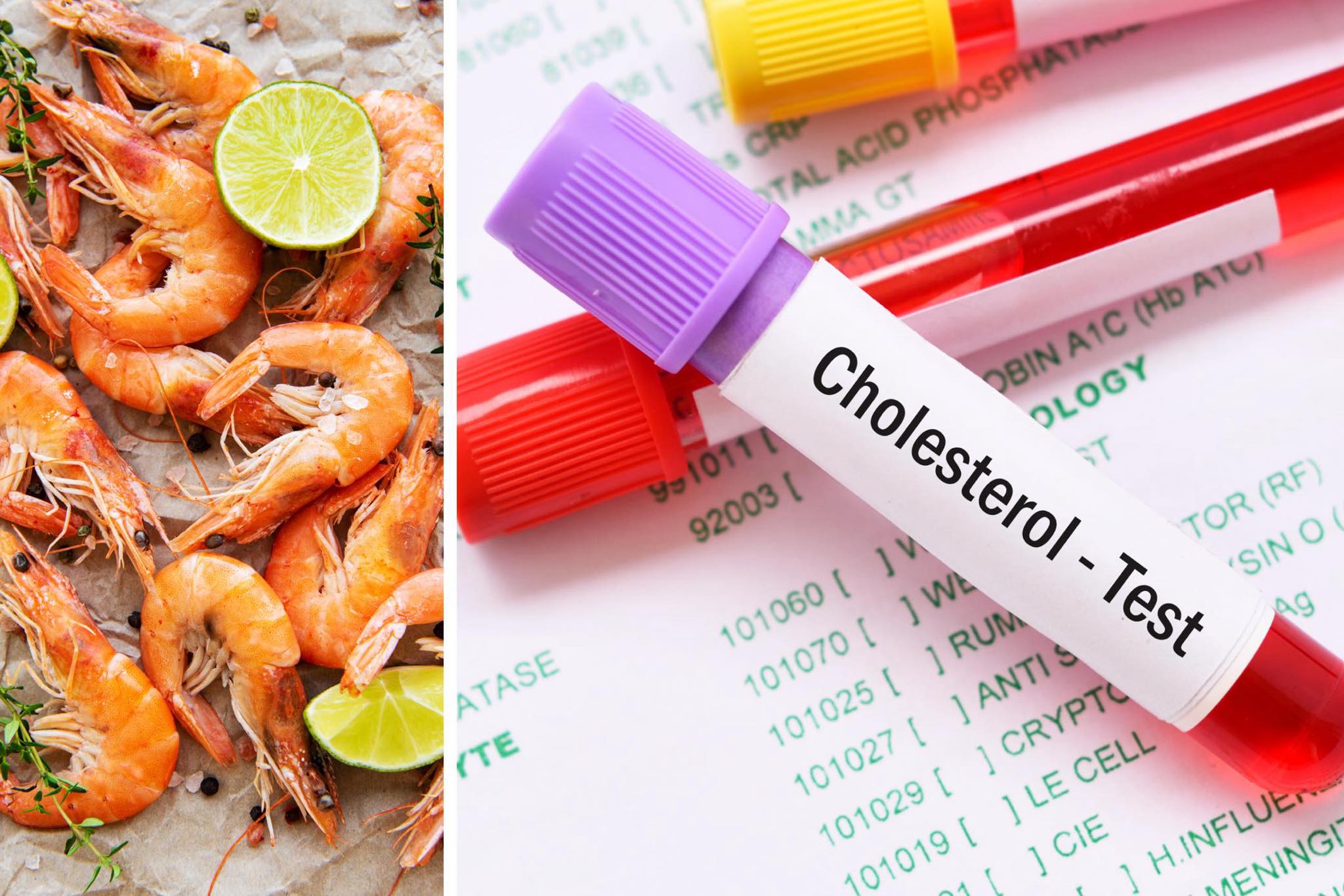 Qué sucede con los niveles de colesterol si como camarón con frecuencia