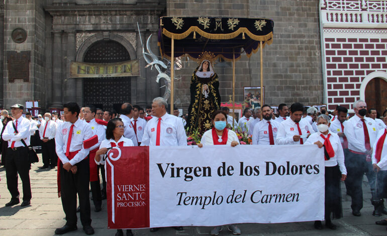 La capital poblana está lista para la XXXII Procesión de Viernes Santo