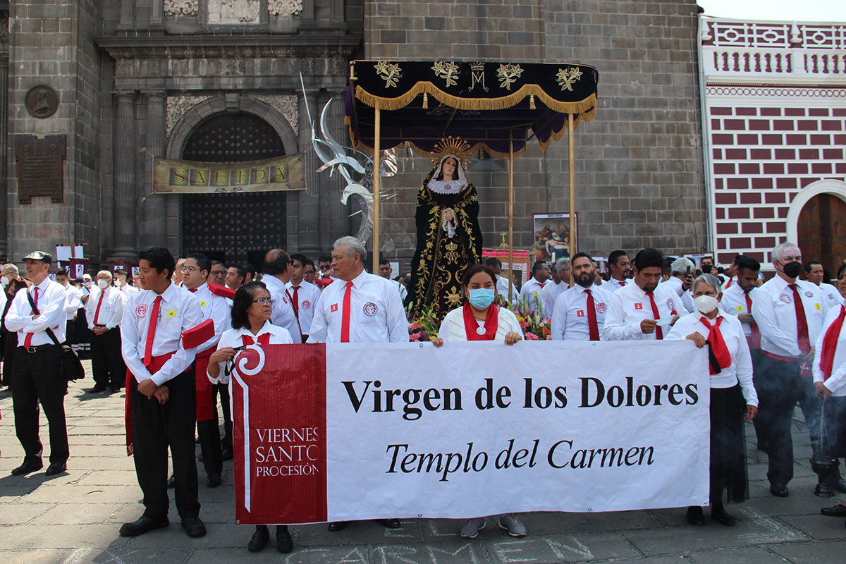 La capital poblana está lista para la XXXII Procesión de Viernes Santo