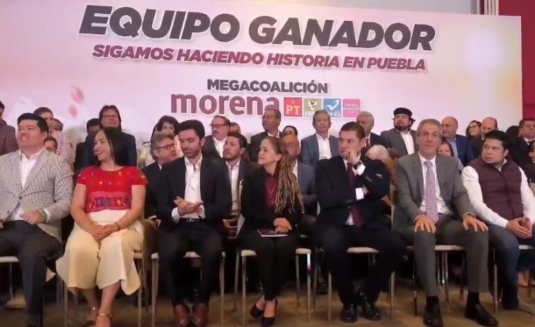 #Vídeo Presenta Alejandro Armenta su equipo ganador de campaña