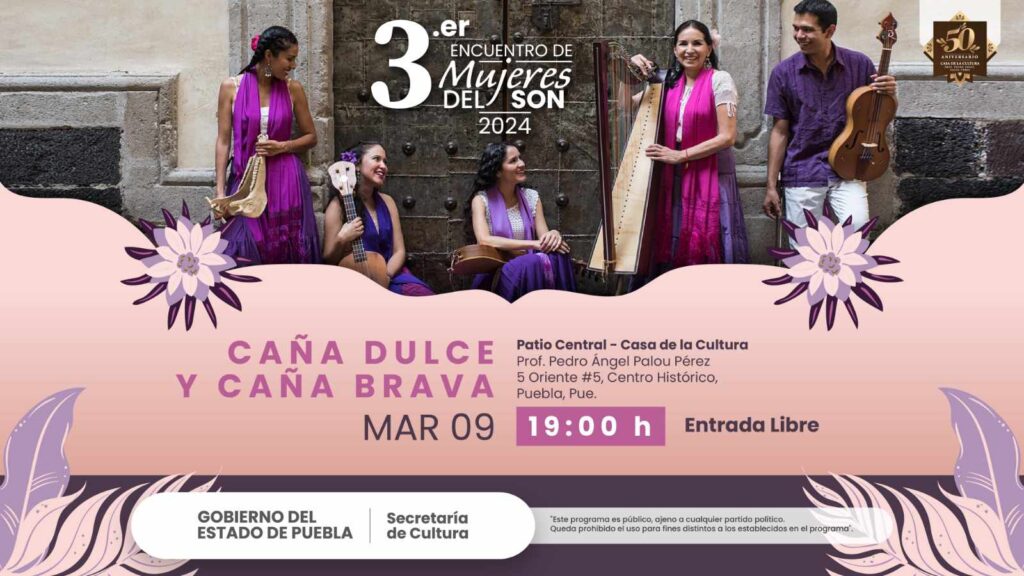 Casa de Cultura albergará el “Tercer Encuentro de Mujeres del Son”, evento que impulsa, fortalece y difunde la integración femenina en los procesos de revitalización de la música tradicional.