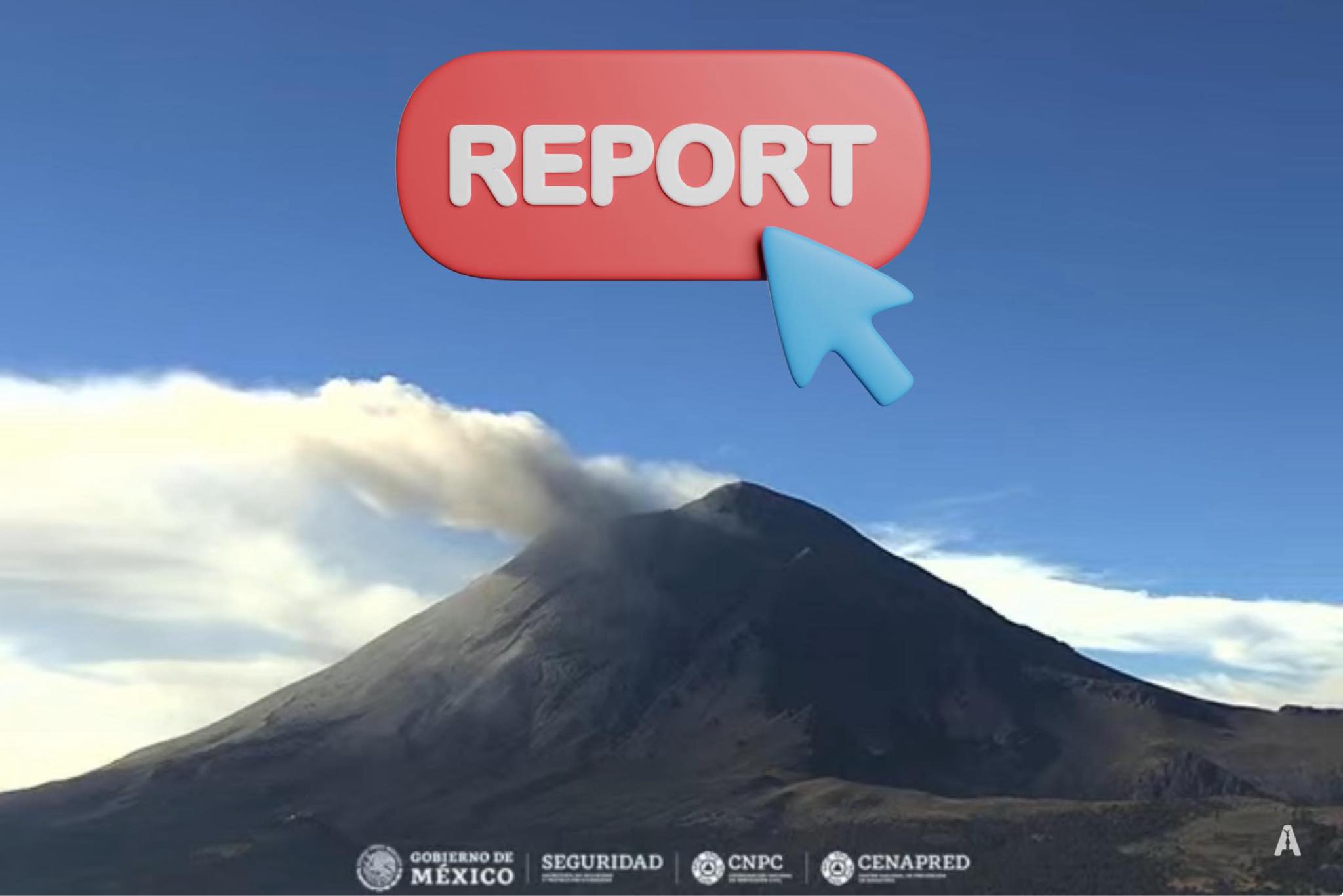 Reporte de actividad volcánica, todo lo que necesitas saber.