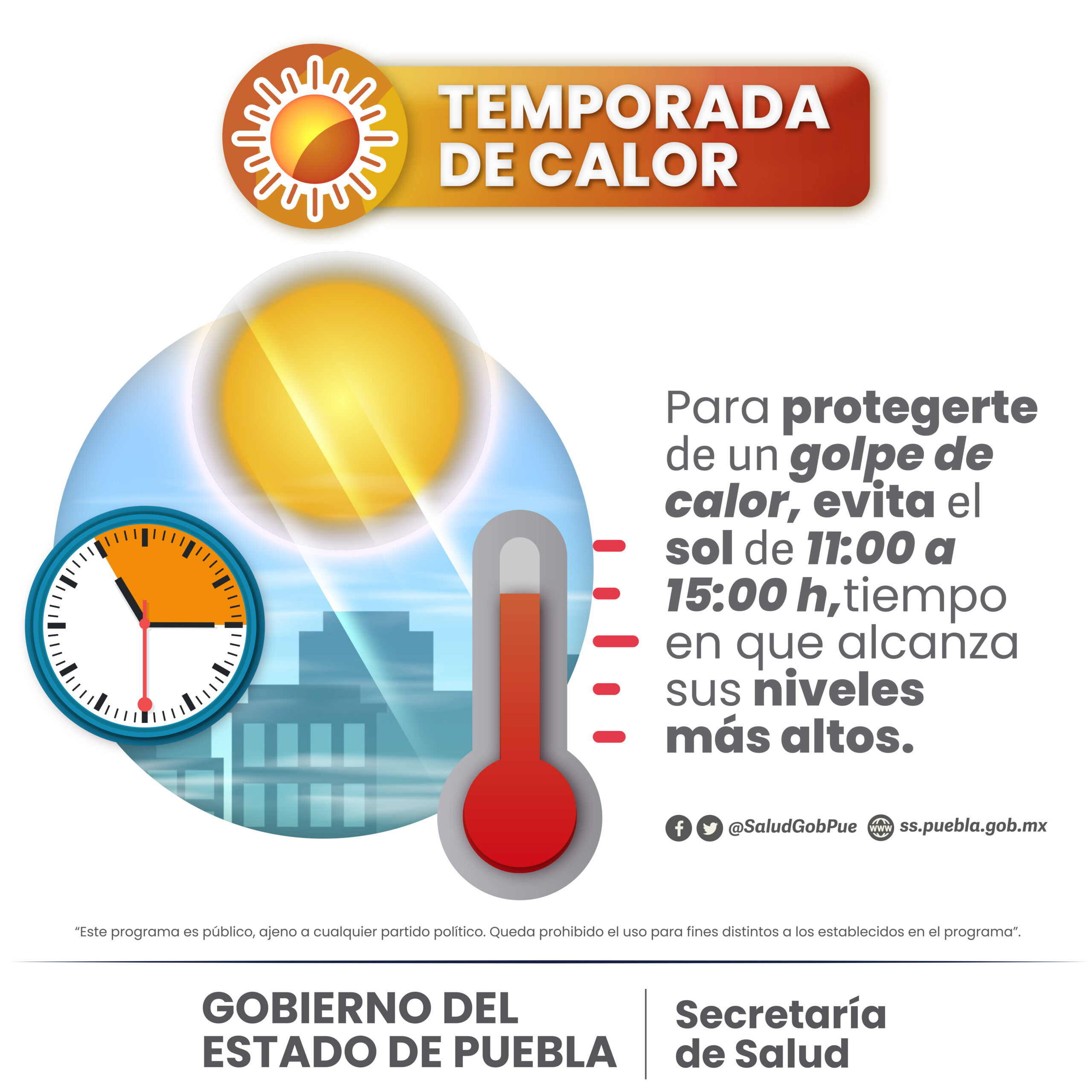 Por temporada de calor, Secretaría de Salud pide extremar precauciones