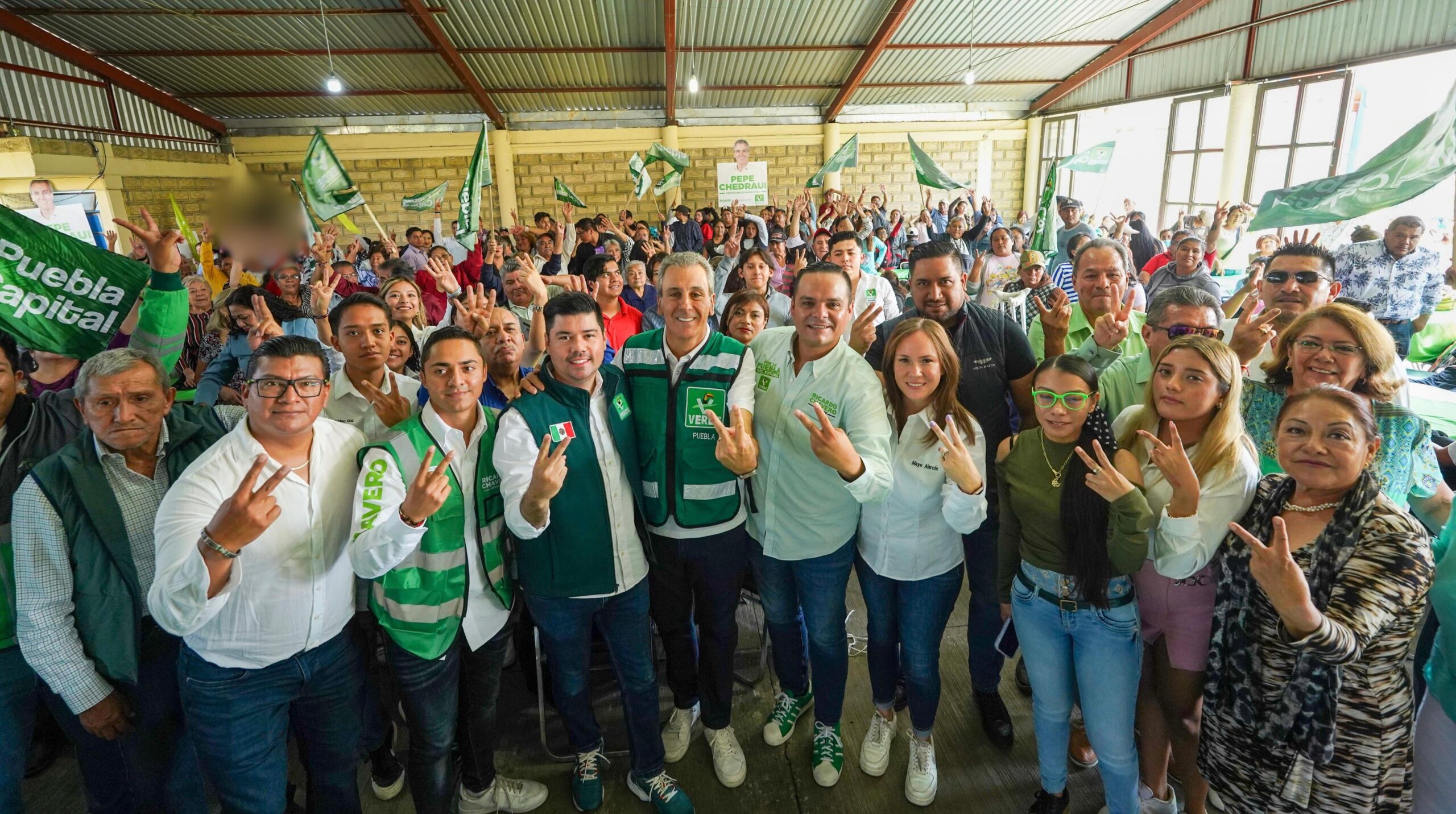 Líderes de colonias y barrios se sumaron a Pepe Chedraui, PVEM le reafirma apoyo