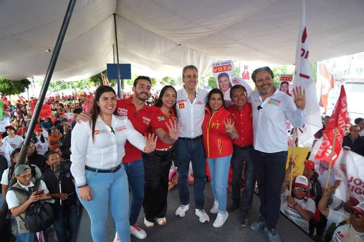 «Puebla en el Corazón» lema de la estrategia del PT para seguir con la 4T