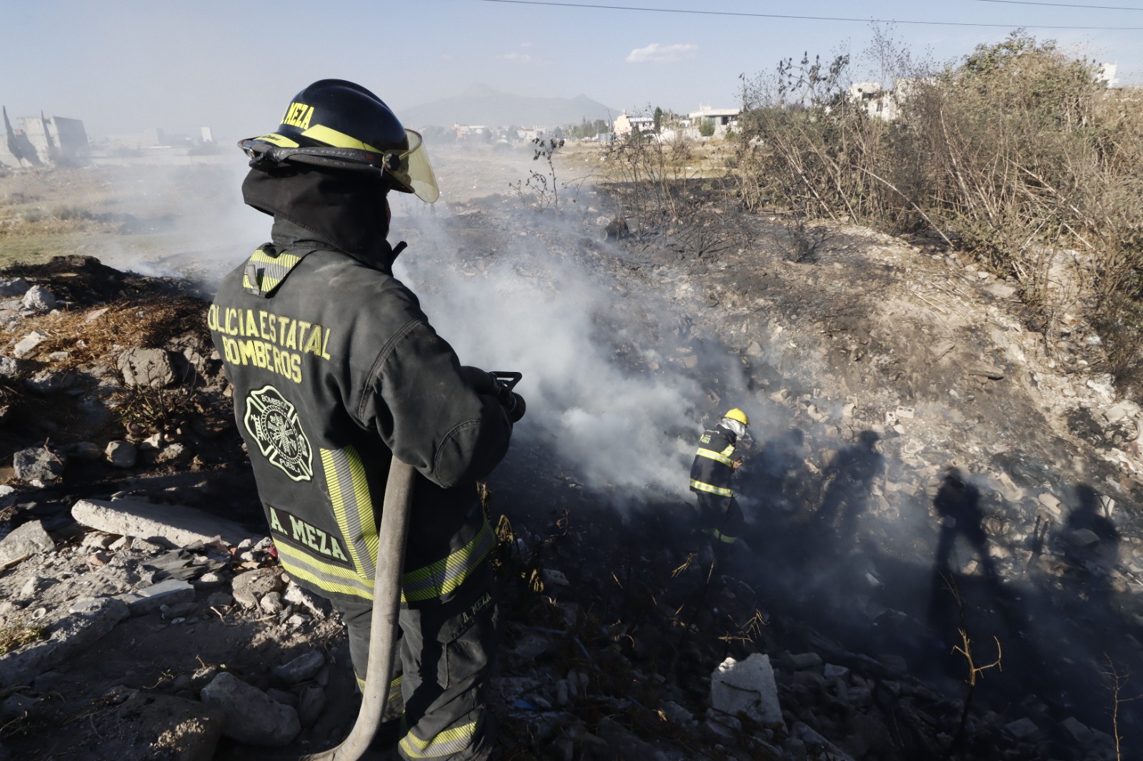 Brigadas «Coyote» han controlado 80% del incendio forestal de Tehuatzingo