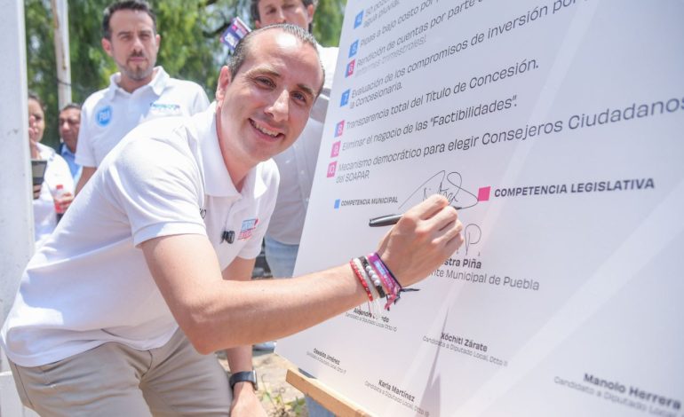 Mario Riestra presentó su compromiso con la creación de la Defensoría del Usuario del Agua