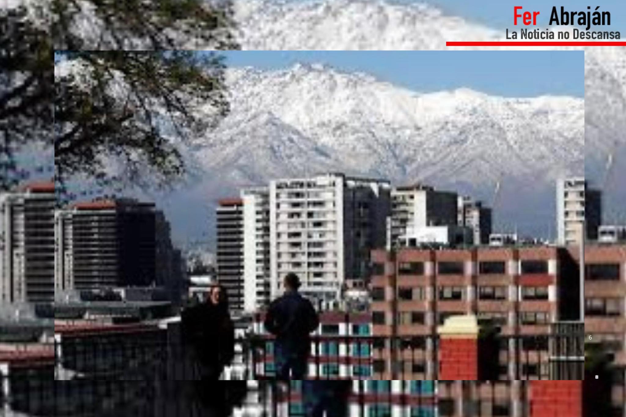 Ola de frío desploma temperaturas en Chile, siendo su mayo más helado en 70 años