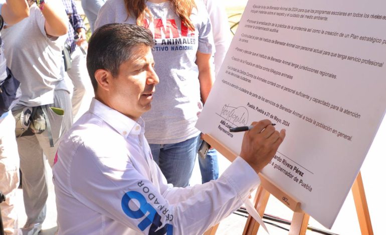 Lalo Rivera presentó las «10 de Lalo para el Bienestar Animal»