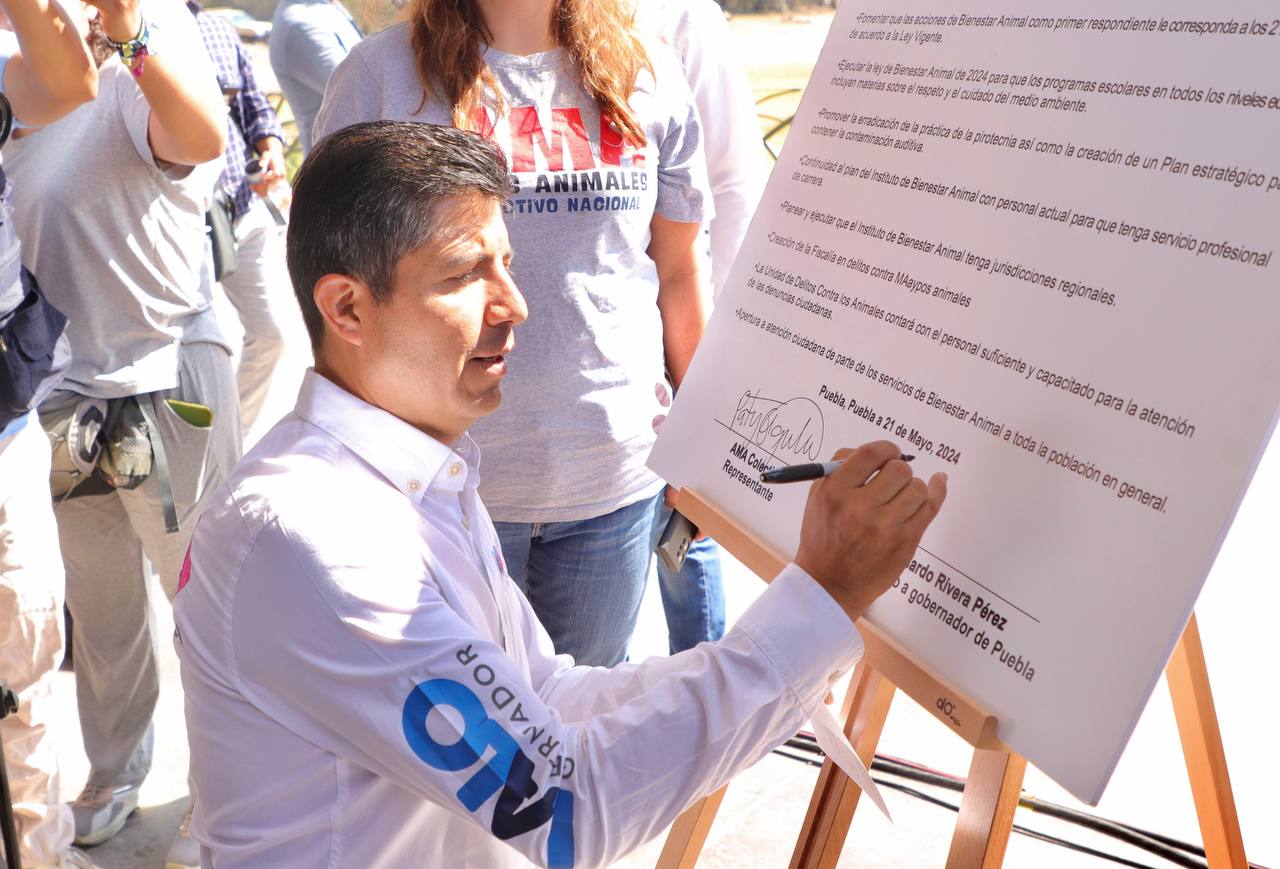 Lalo Rivera presentó las «10 de Lalo para el Bienestar Animal»