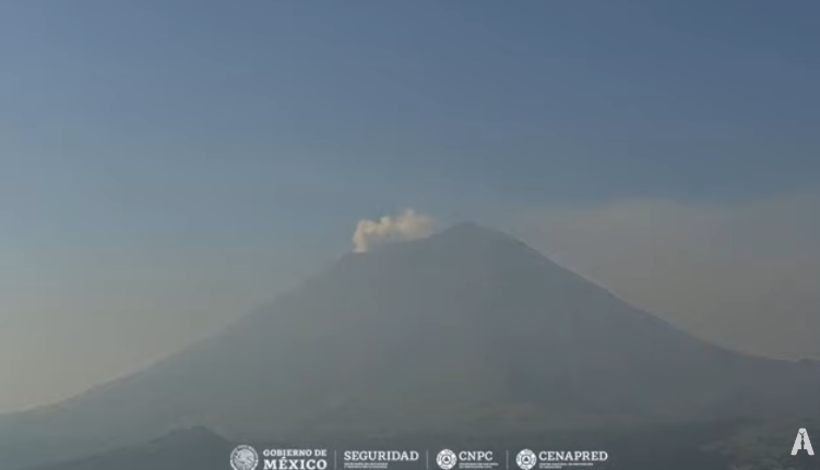 Emisiones del Popocatépetl influyen en calidad del aire