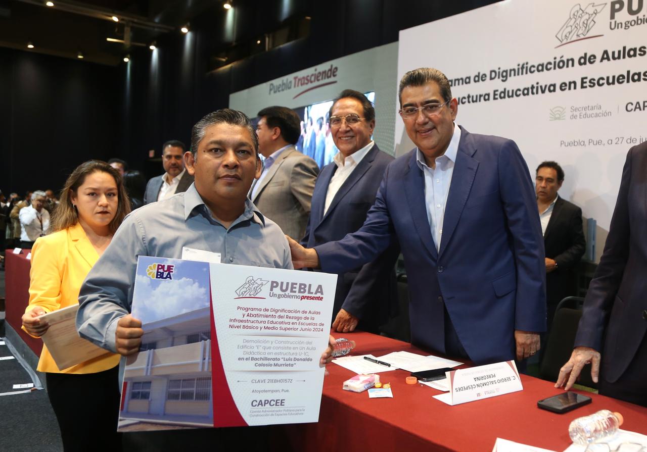 En Puebla la igualdad educativa es una realidad: Sergio Salomón