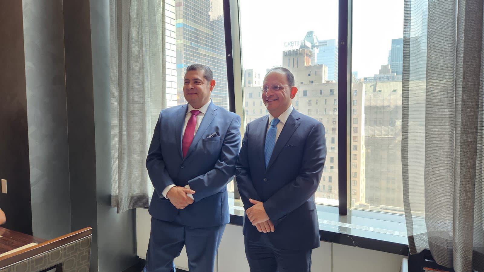 Alejandro Armenta sostuvo exitosa reunión con el Cónsul General de México en Nueva York