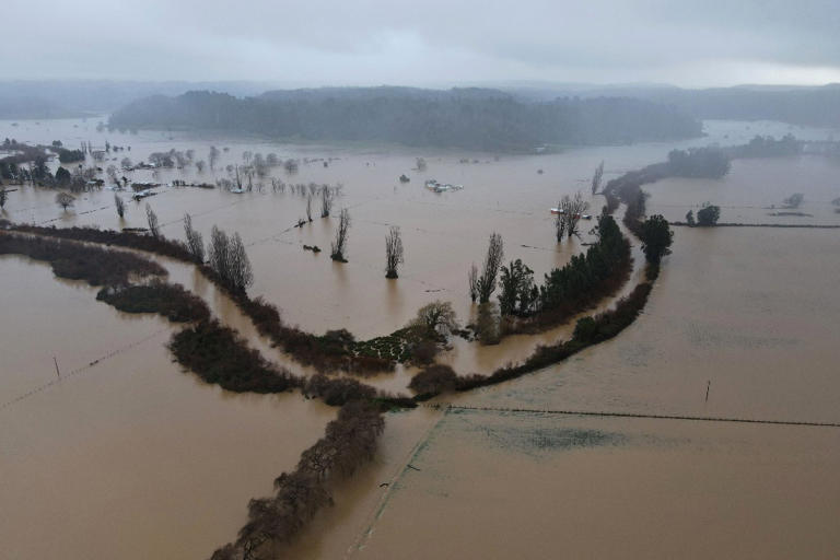 La mitad de Chile, bajo el agua por las más intensas lluvias en 20 años