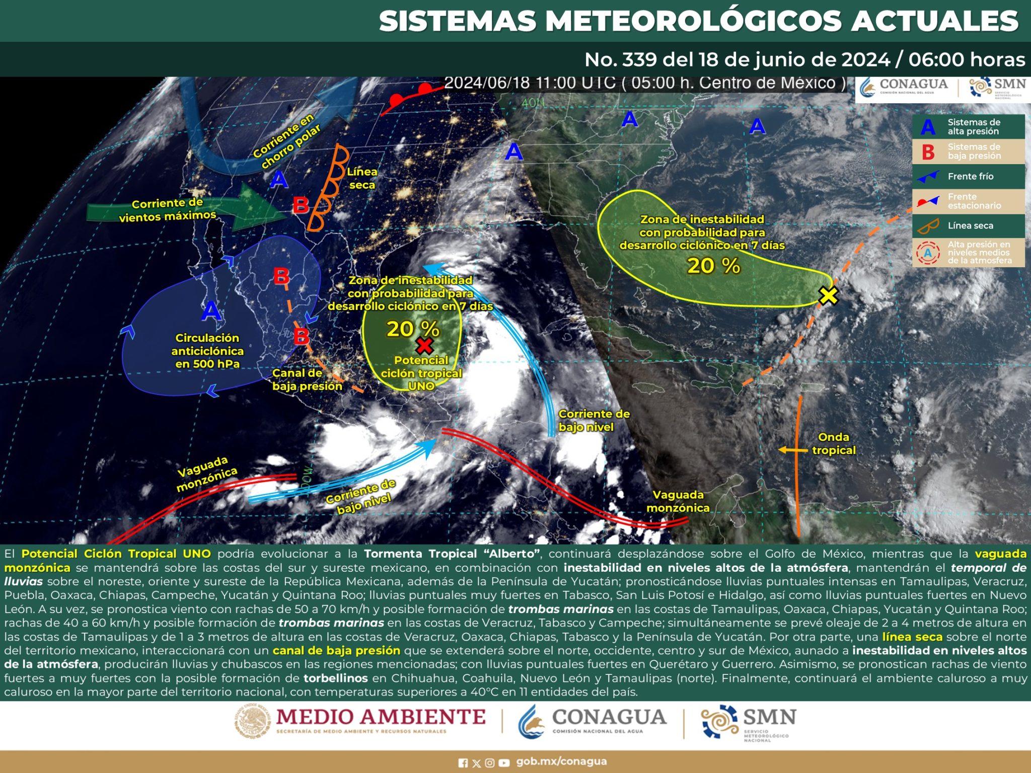 Continuarán las grandes precipitaciones atípicas en lugar de lluvias continuas: UPAEP