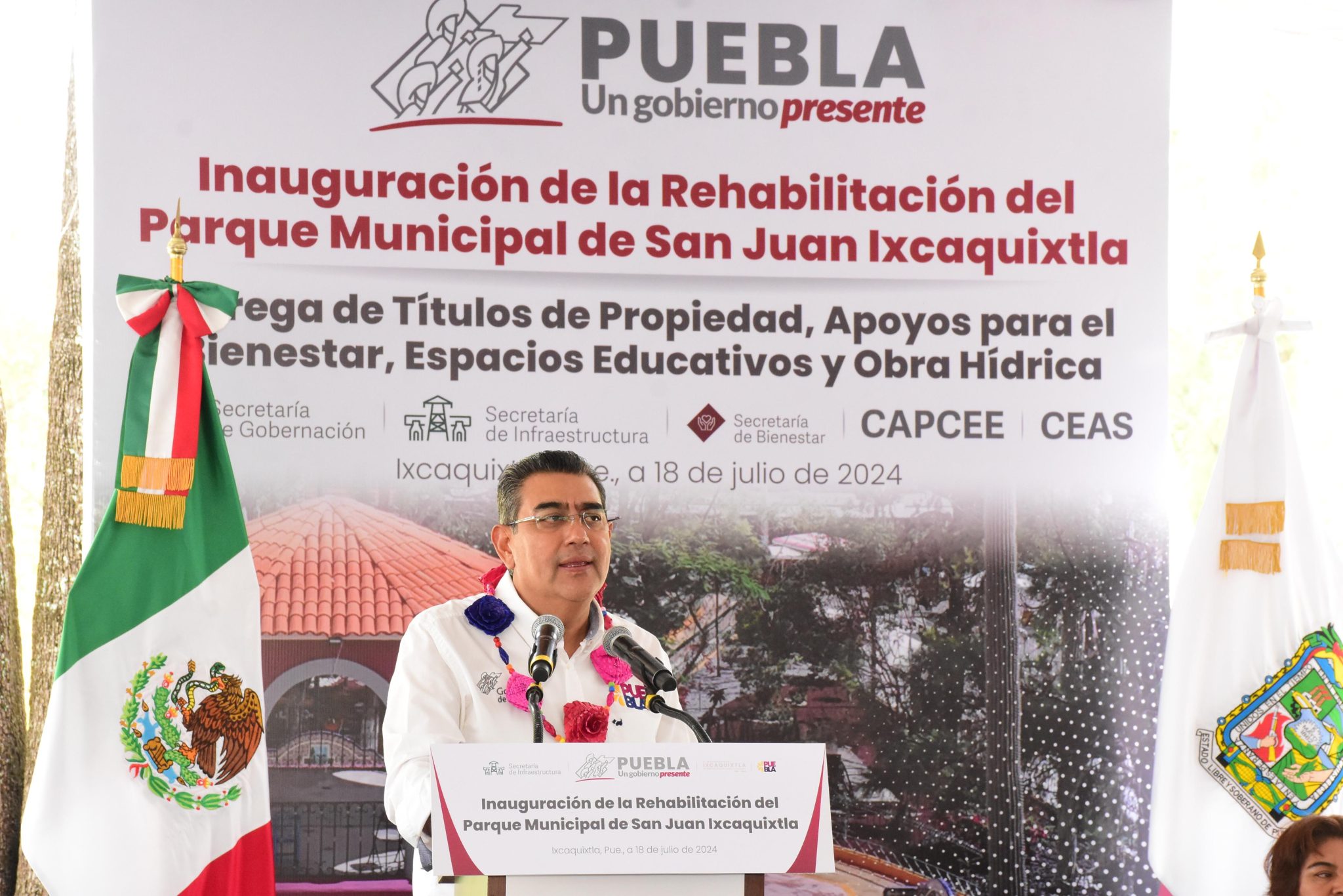 Por visión del gobierno estatal, Puebla es unida y próspera: Sergio Salomón