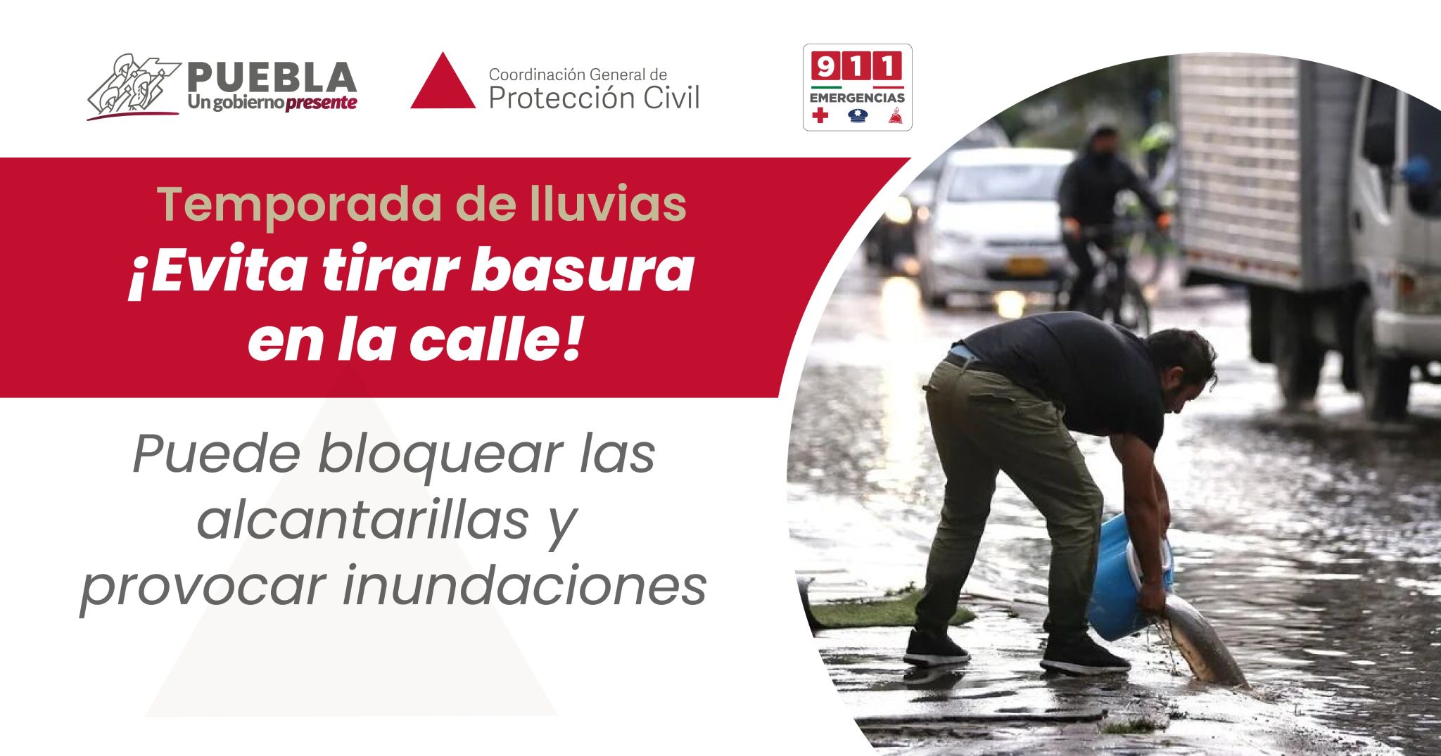 Protección Civil reporta afectaciones por lluvias