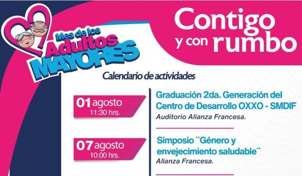 SMDIF Puebla invita a las actividades del mes de las personas adultas mayores