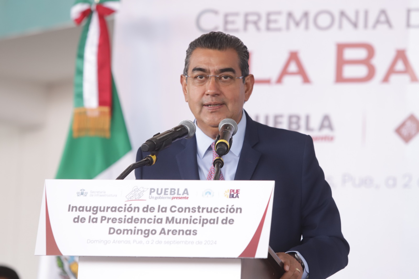 Sergio Salomón: respeto a los 217 ayuntamientos para que el progreso sea igualitario