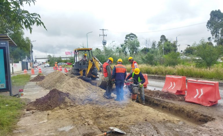 Agua de Puebla construye nuevo colector y red pluvialen la zona de Chapulco