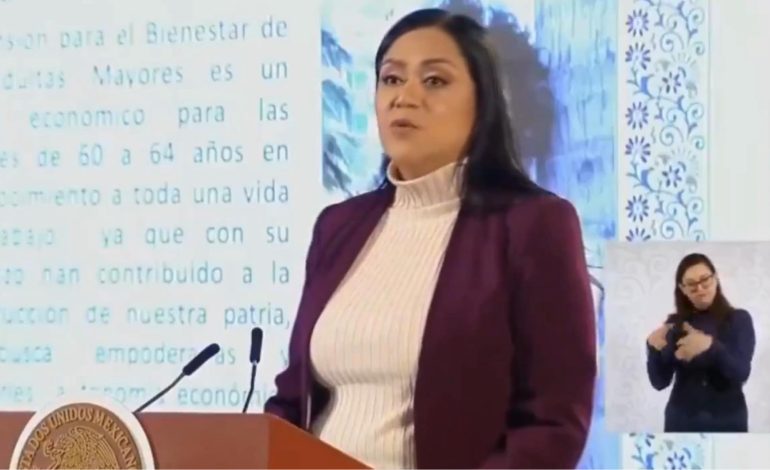 Nueva pensión para mujeres de 60 a 64 años inicia registro 7 de octubre