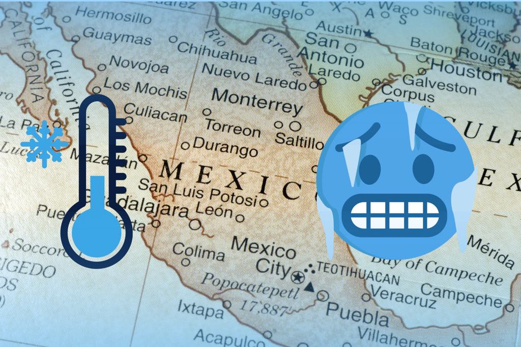 Onda tropical 26 y frente frío azotarán con lluvias y heladas de lunes a jueves en estas entidades