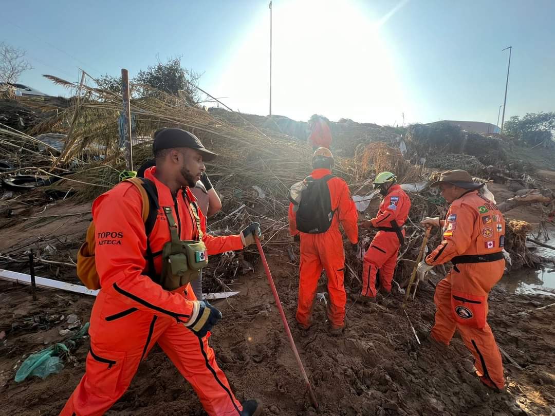 «El amor al prójimo es lo que importa»: los Topos de México listos para ayudar en Valencia